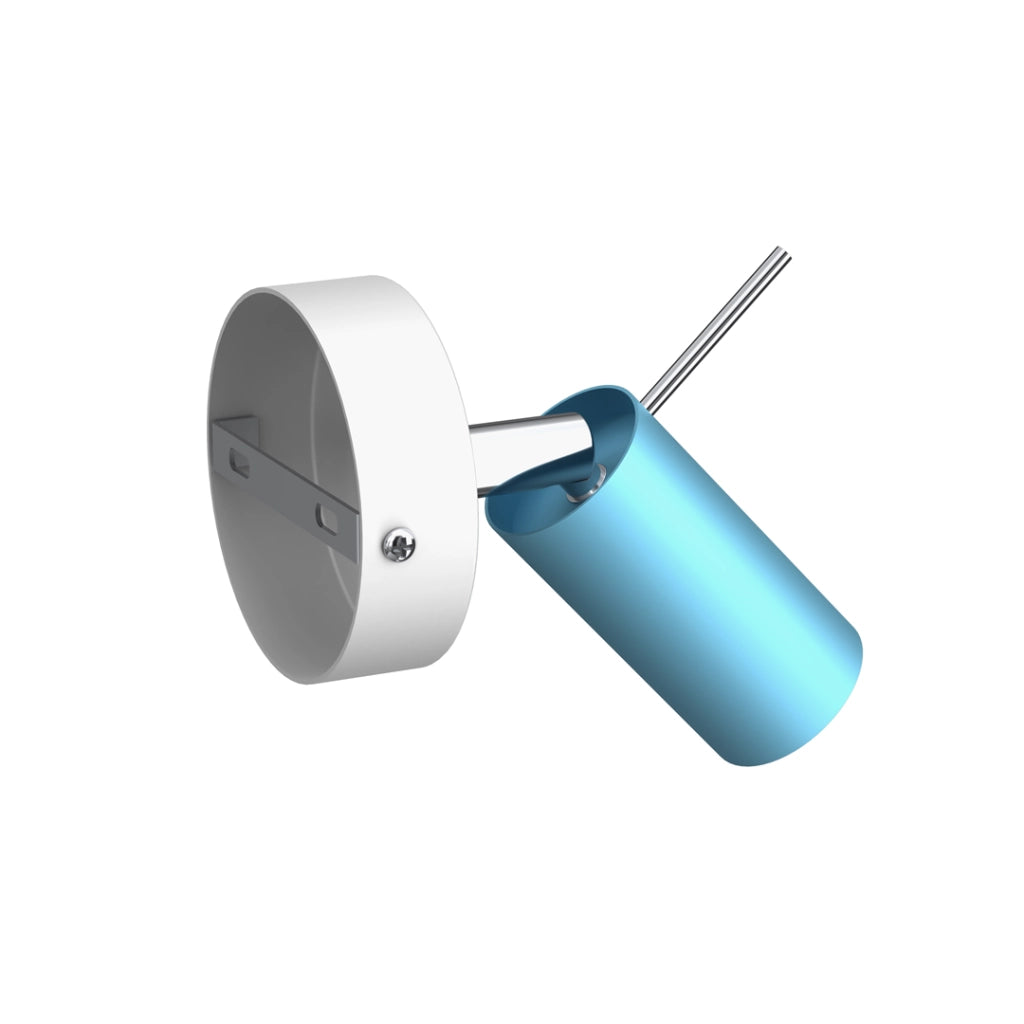 Applique PRESTON Milagro 1xGU10 40W blu cromo IP20