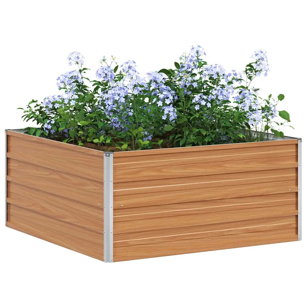 Letto rialzato da giardino Marrone Chiaro 100 x 100 x 45 cm 42017324