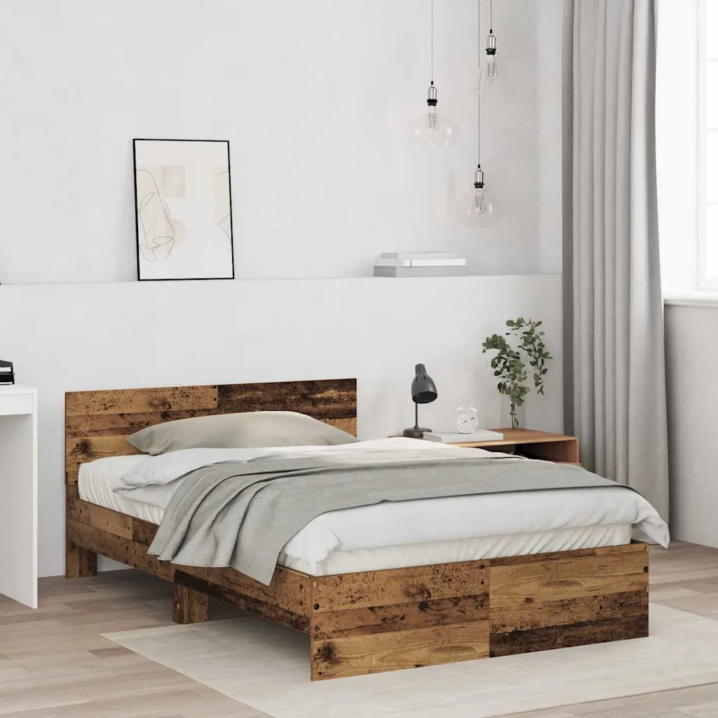 Struttura del letto-Giroletto Legno vecchio 193 x 125 x 70 cm