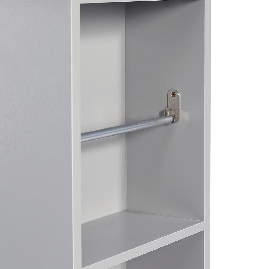 MOBILE SOTTO LAVABO 55 cm con lavabo in ceramica, grigio
