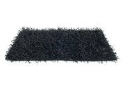 Tappeto Da Cucina E Da Salotto Modello Shaggy - 60x160cm - Nero