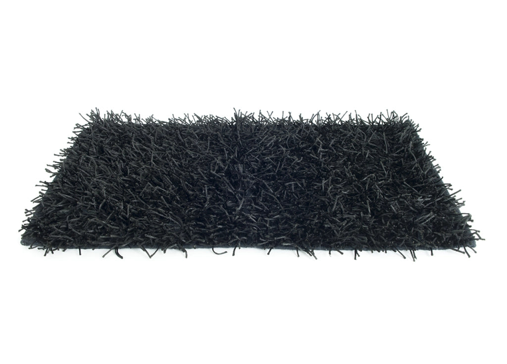 Tappeto Da Cucina E Da Salotto Modello Shaggy - 60x160cm - Nero