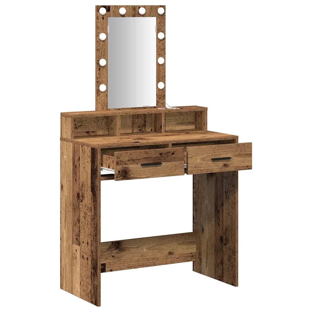 Tavolo da Trucco Marrone 79 x 41 x 140 cm Legno multistrato 865170