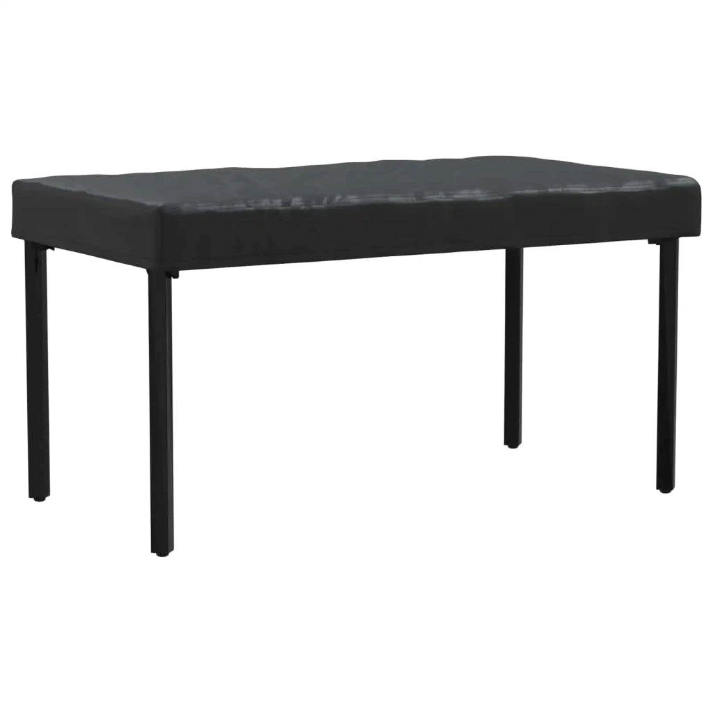 Copertura Tavolo Tinta unita Nero 152 x 92 x 15 cm Tessuto 4106101