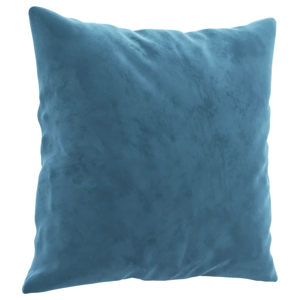 Set di Divani 2 pz con Cuscini Blu in Velluto 3202279