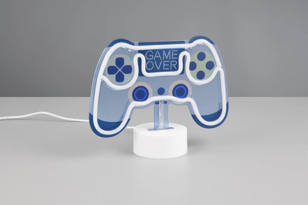 Lampada da tavolo Control blu con LED 2W RL 18 cm IP20