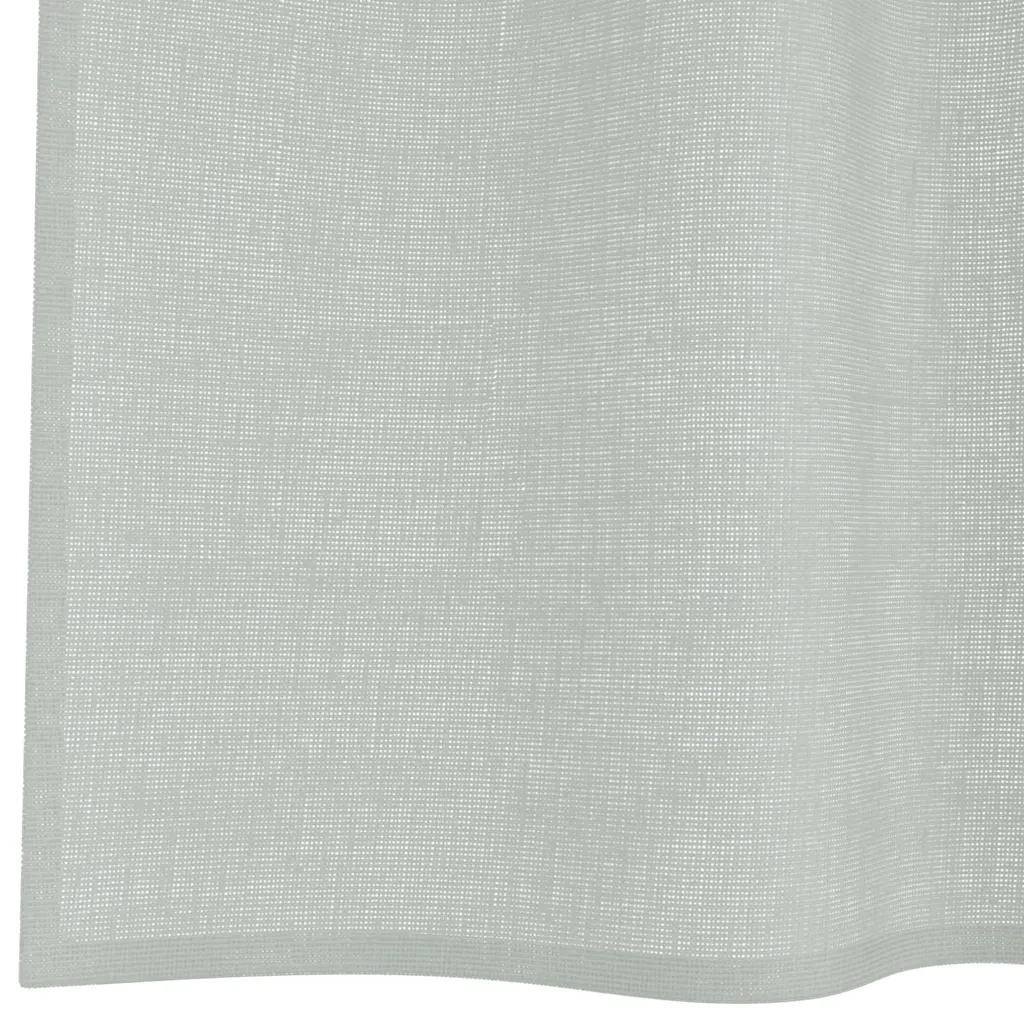 Tende in Voile con Occhielli 2 pz Grigio Chiaro 140x175 cm