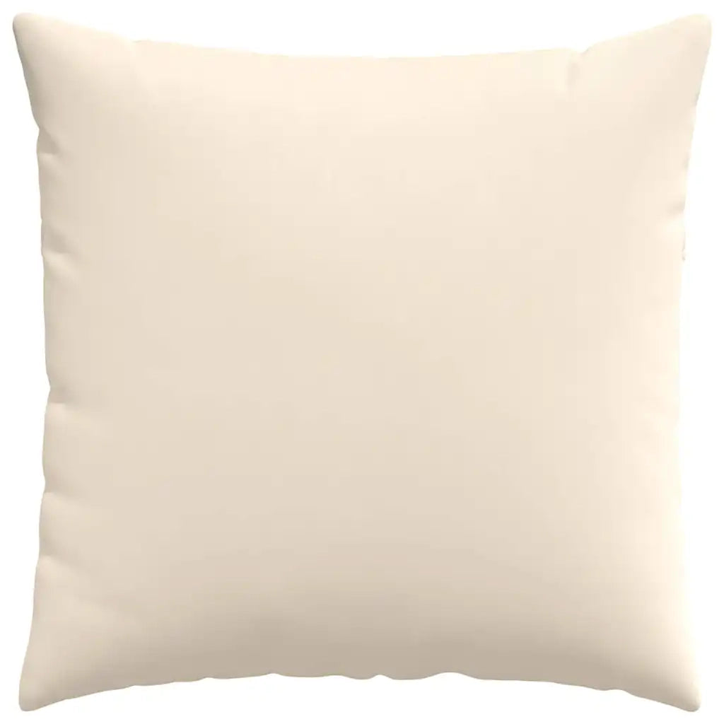 Cuscini da Divano 2 pz-Set di 2 Cuscini per Sofa Beige 80 x 80 cm Tessuto