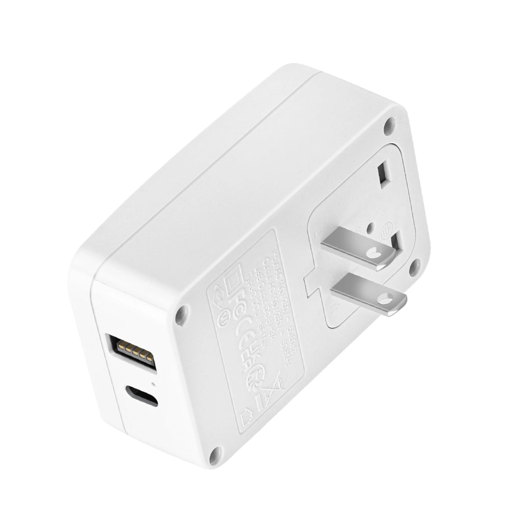 Adattatore Viaggio USA Giappone USB USB C 15W Bianco Akashi