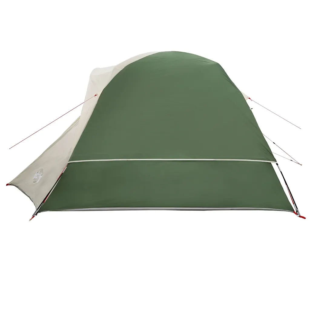 Tenda da Campeggio a Cabina per 4 Persone-Tenda per Escursionismo Verde Impermeabile 790456