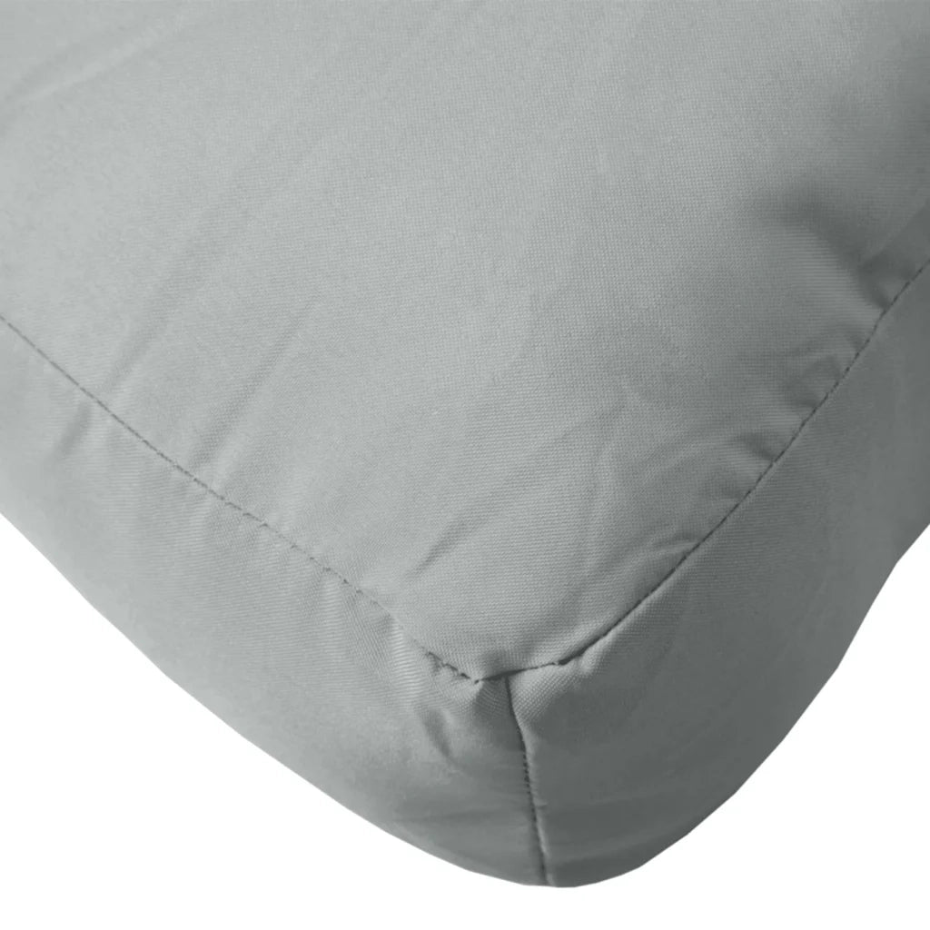 Cuscini per Pallet 3 pz Grigio Chiaro Mélange in Tessuto 4002652