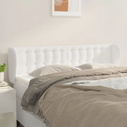 Testiera ad Orecchio Bianca 147x23x78/88 cm in Similpelle 3117235