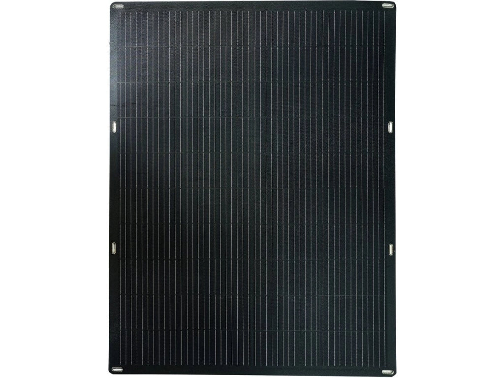 Set di 2 pannelli solari flessibili plug and play - 400 w "Urban center" - Nero