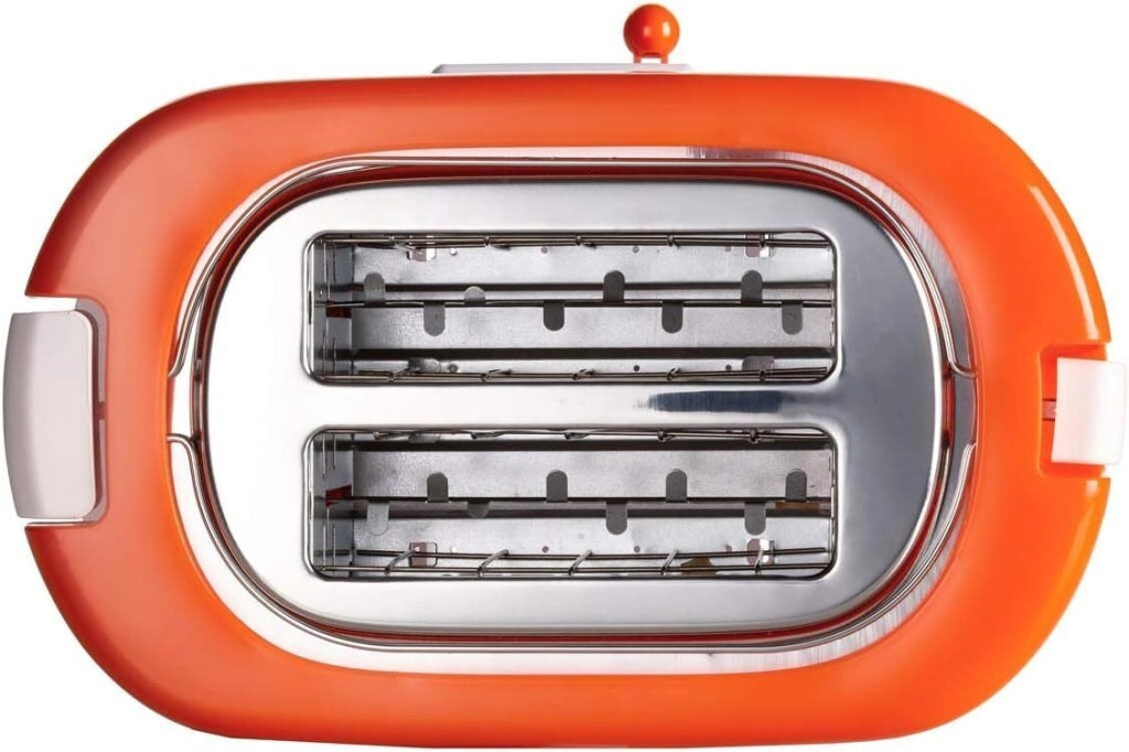 Ariete 159 Toastime Tostapane con Pinze 2 Fette 9 Livelli di Doratura 700 W colore Arancione
