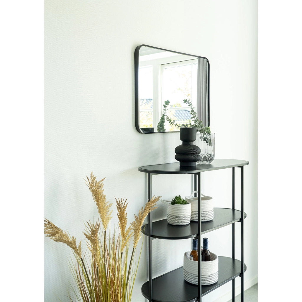 Libreria Vita, Nero, Metallo, 36x85x111 cm