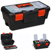Trade Shop - Cassetta Porta Attrezzi Porta Utensili In Plastica Con 10 Scomparti 50x30x22cm -