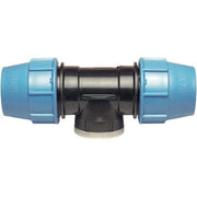 TEE A COMPRESSIONE FILETTO FEMMINA PN16 UNIDELTA - MM 63X2F