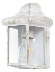 Applique esterna Norvich provenzale E27 bianco anticato Rabalux