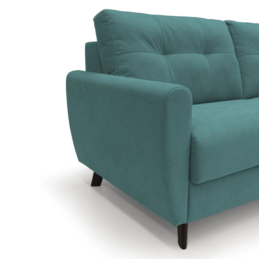 Callisto Divano letto matrimoniale 168 cm petrolio