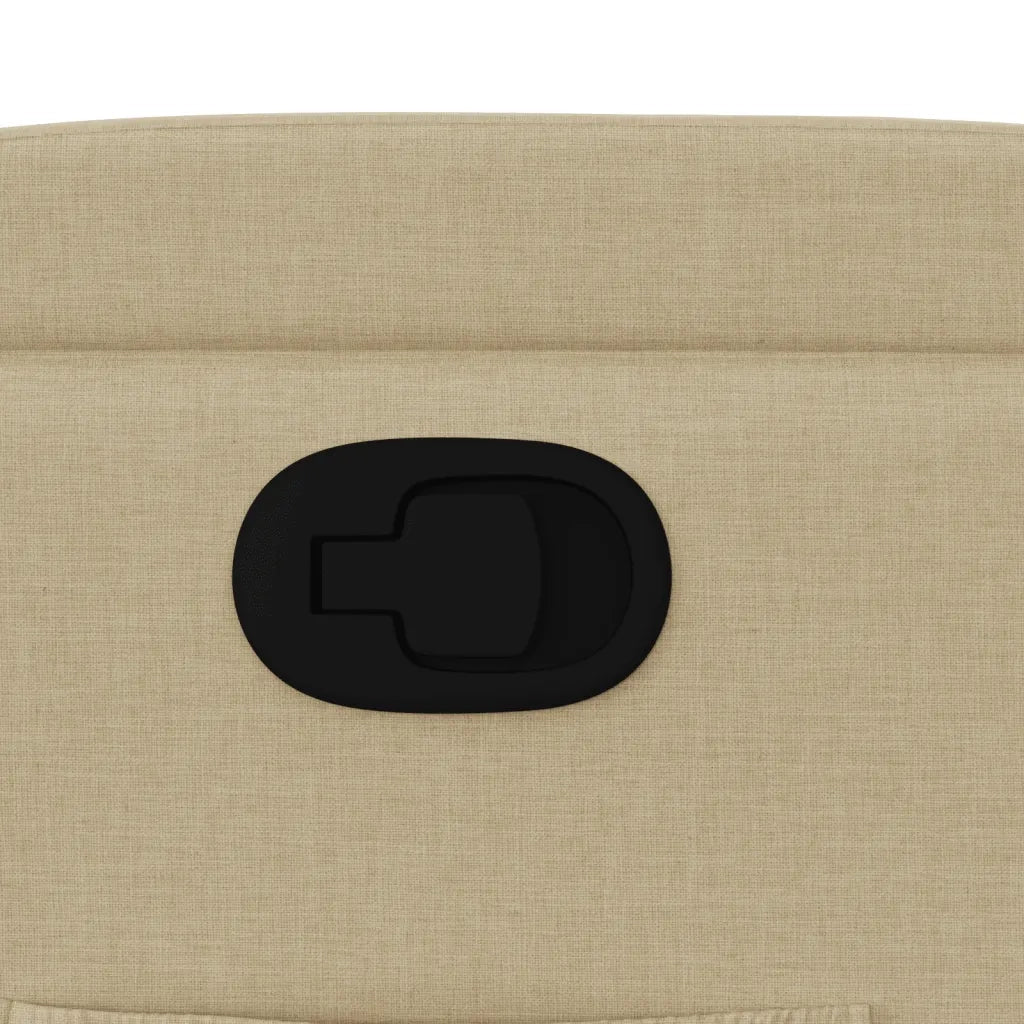 Poltrona Reclinabile in Tessuto Crema 372374