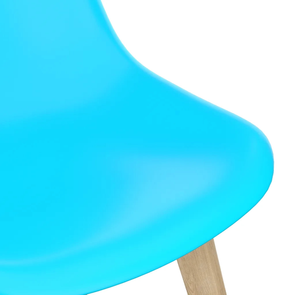 Sedie da Pranzo 2 pz Blu in Plastica cod mxl 56641
