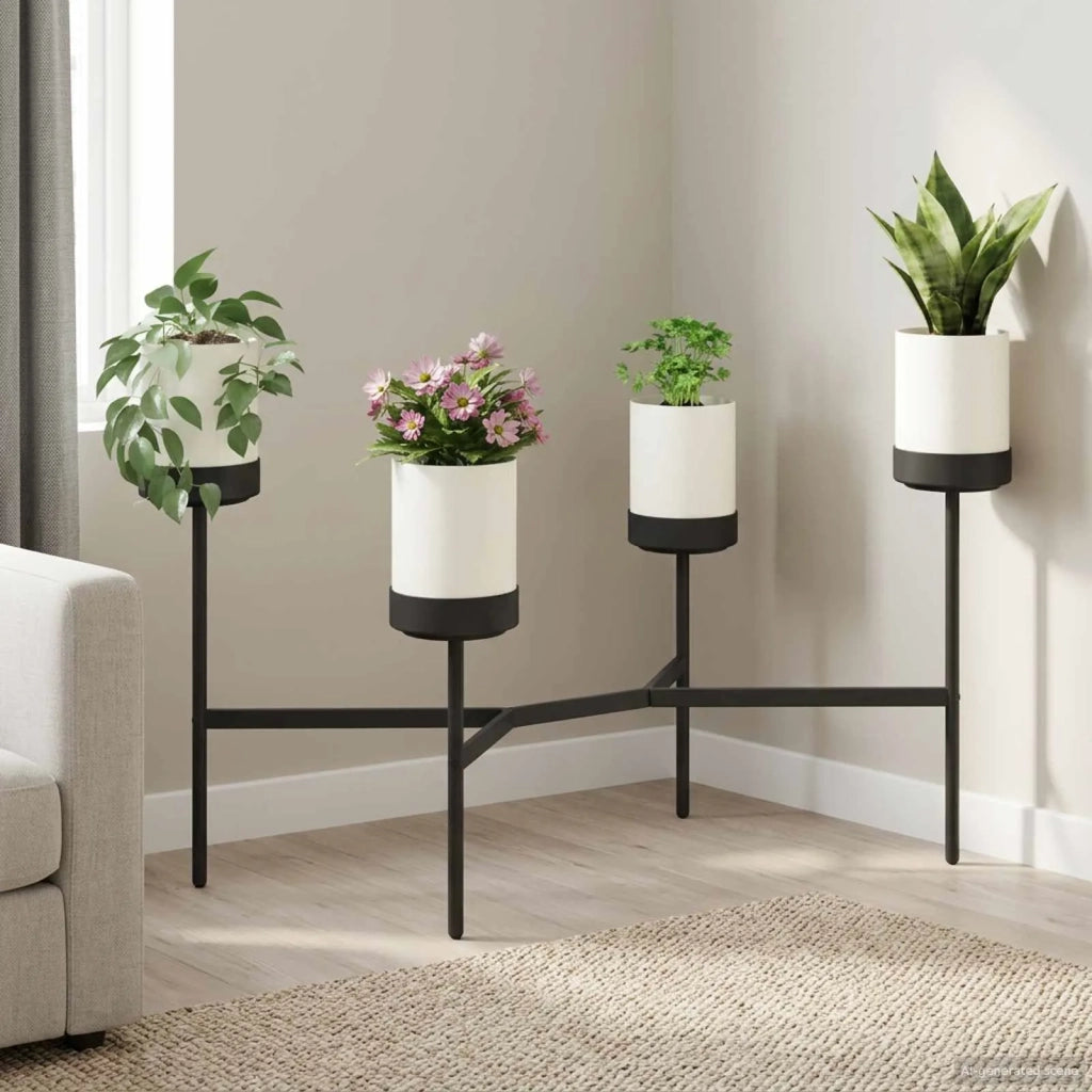 Supporto per Fiori Bianco 125 x 55 x 81 cm 42033401