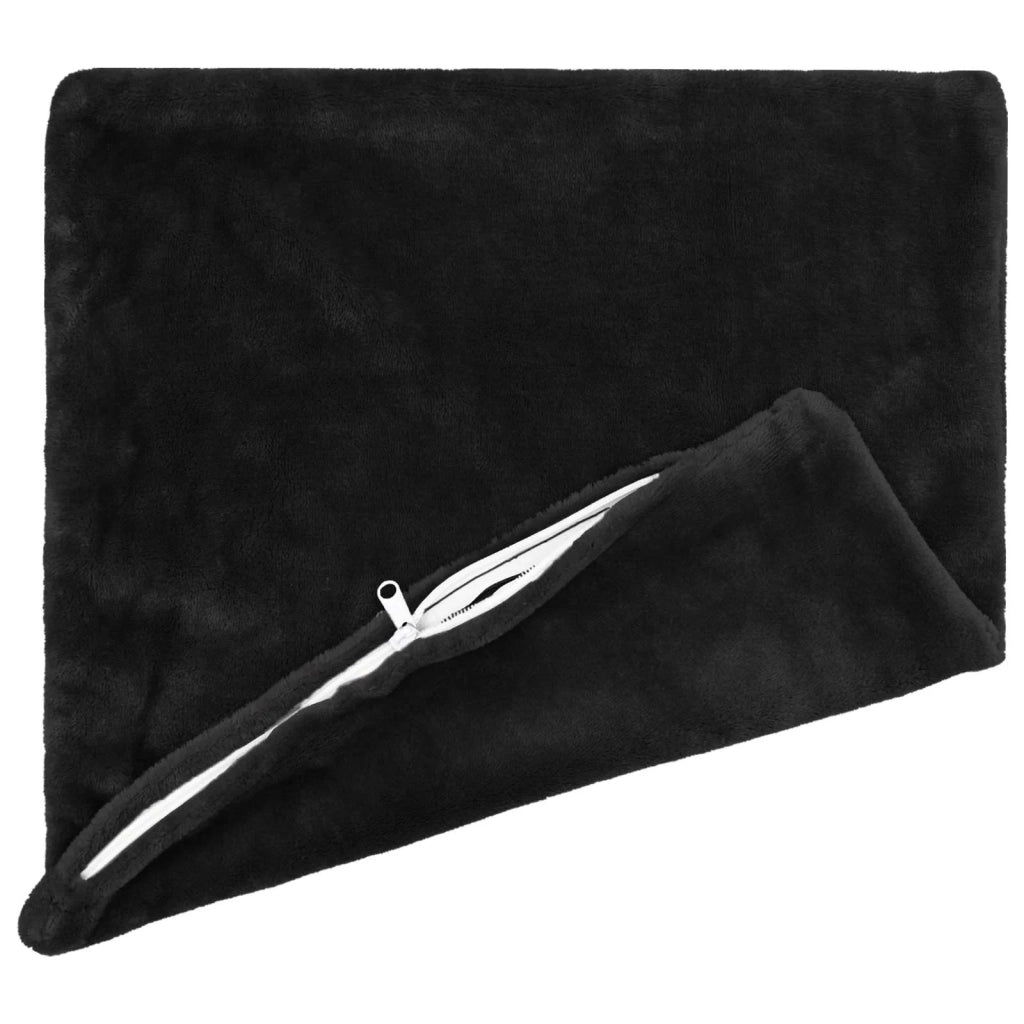 Federa 2 pcs HEERLEN Nero 45 x 45 cm Flanella 910666