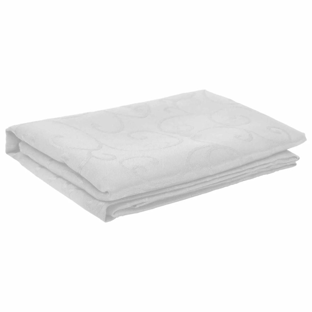 Tovaglia da Tavolo Rettangolare Bianco 110 x 140 cm 42040070