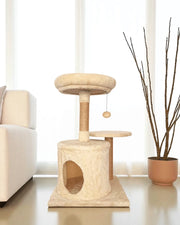 Letto ad albero per gatti in madreperla