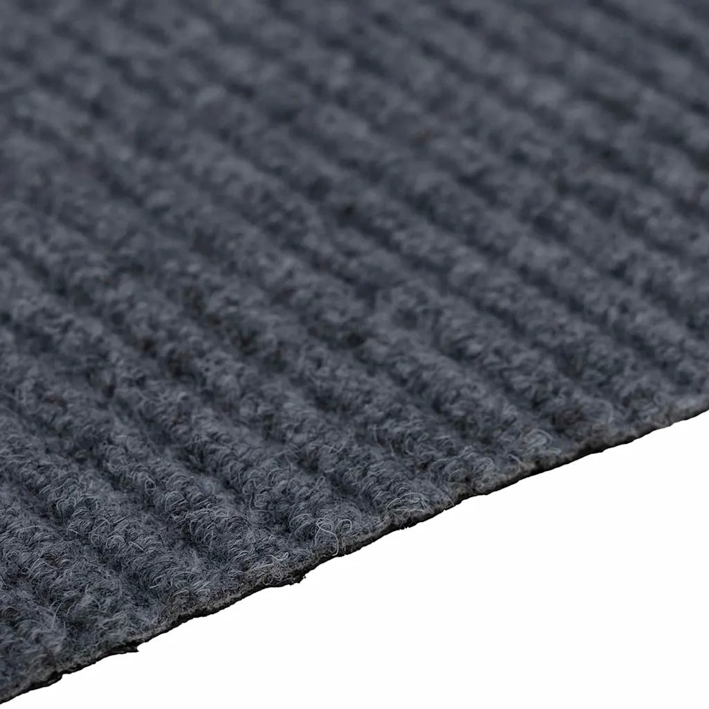Runner in Moquette Grigio 80 x 150 cm Tessuto 42011415
