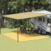 Tappeto da Tenda 400x500 cm Beige 310772