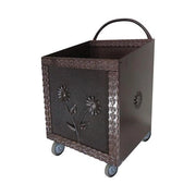 MILLE PORTAPELLET CON RUOTE CORTINA 37x42x57 CM CAPACITÀ 25 Kg ACCIAIO VERNICIATO A POLVERI COLORE Nero