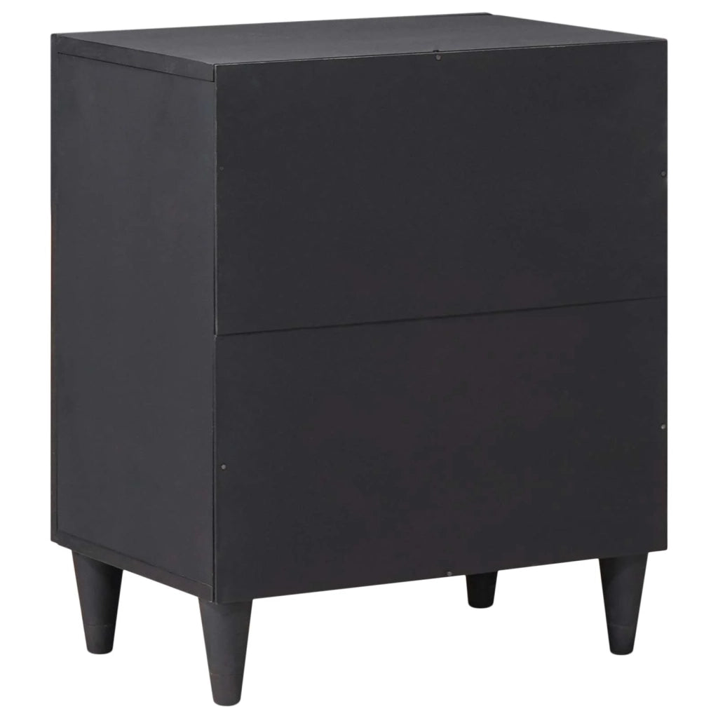 Comodino | Armadio da Notte | Mobiletto da notte Multicolore 50 x 33 x 60 cm Legno di mango massello