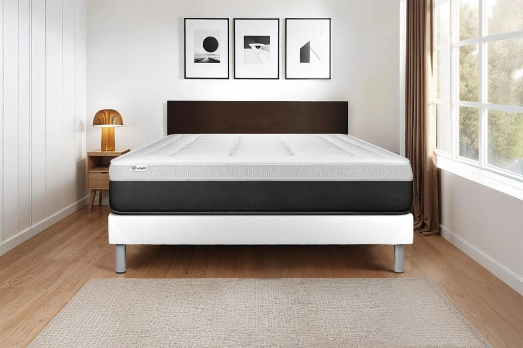 Materasso 150x200 cm a molle insacchettate e memory foam - Vital Form