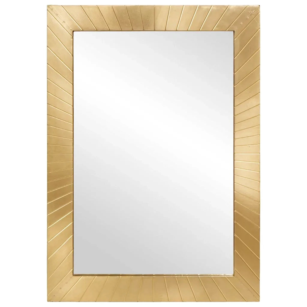 Specchio da bagno con specchio Nero e Oro 50 x 2,5 x 70 cm 4017859
