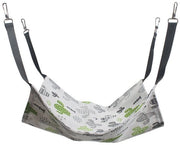 Hangmat per Animali - letto per animali appeso - morbida hangmat per animali per estate e inverno - hangmat per animali - letto per animali - stampata a doppia faccia - lavabile - adatta per animali fino a 9 kg - 35 x 35 cm