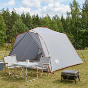 Tenda a tunnel Grigio e arancione 4 persone 42018567
