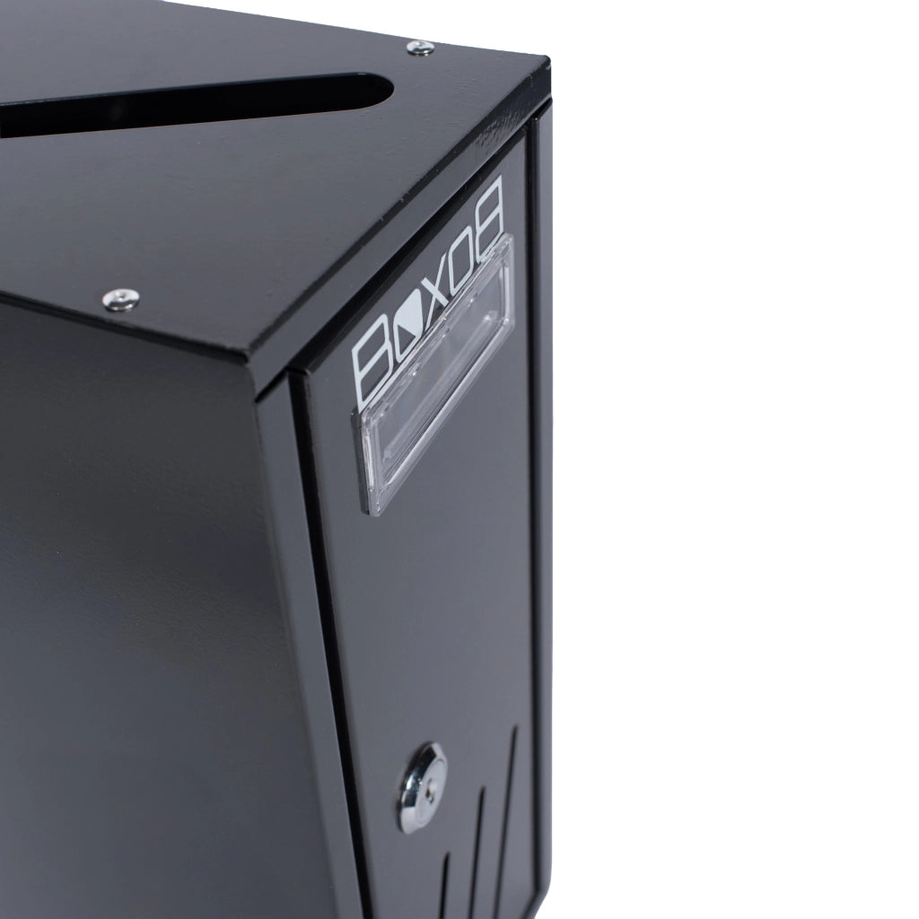 Cassetta postale da interno Serenity 800 - Nero. 4 Comparti.