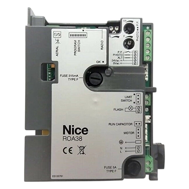 NICE ROA38 CENTRALE NEW PER ROX600 THOR