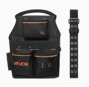 Cintura da Falegnamista con Rullo | 14 Scatole Cintura da Falegnamista da 14 kg | Regolabile 83–127 cm | Per Elettricisti, Falegnami e Operai Edili