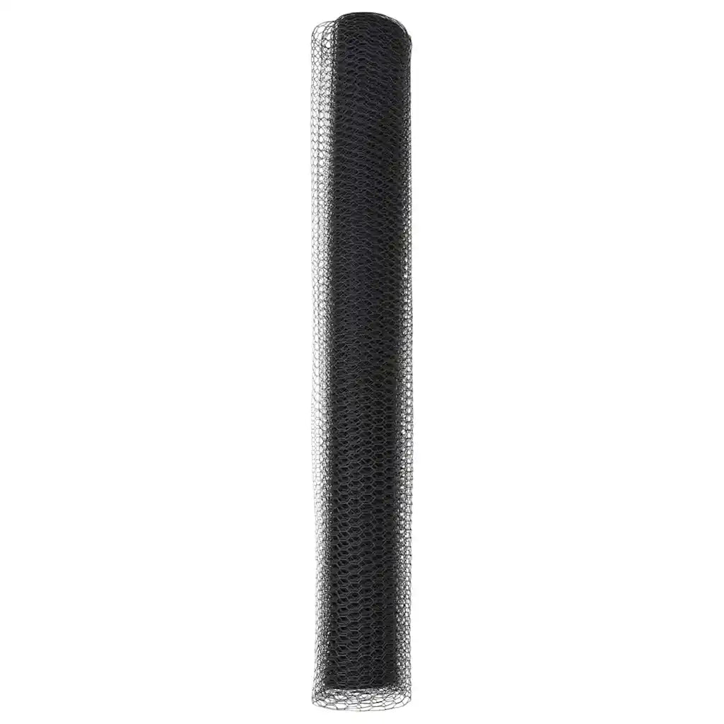 Recinzione Esagonale Grigio 1 x 100 m PVC 42005605