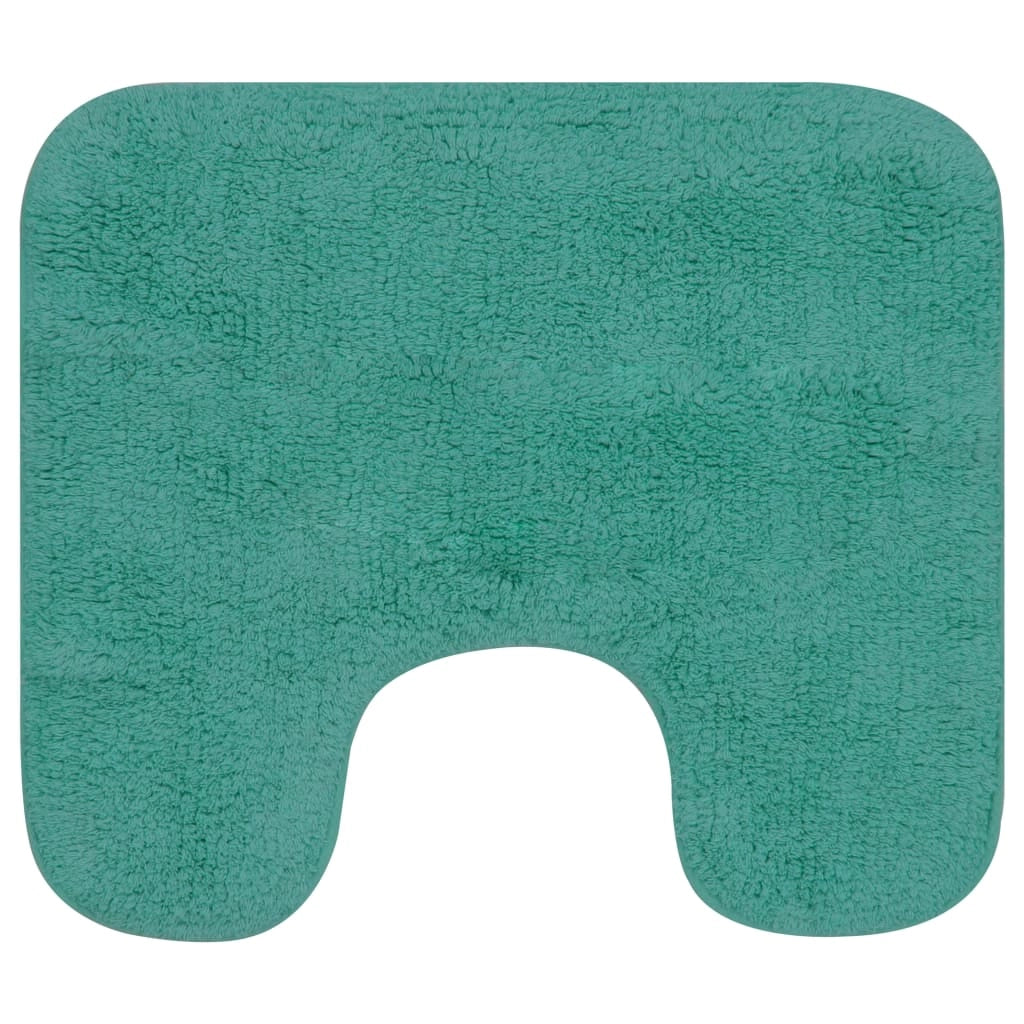 Set di 3 tappeti da bagno in tessuto turchese 02_0005787