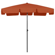 Ombrellone da Spiaggia-Ombrellone da mare Terracotta 200x125 cm