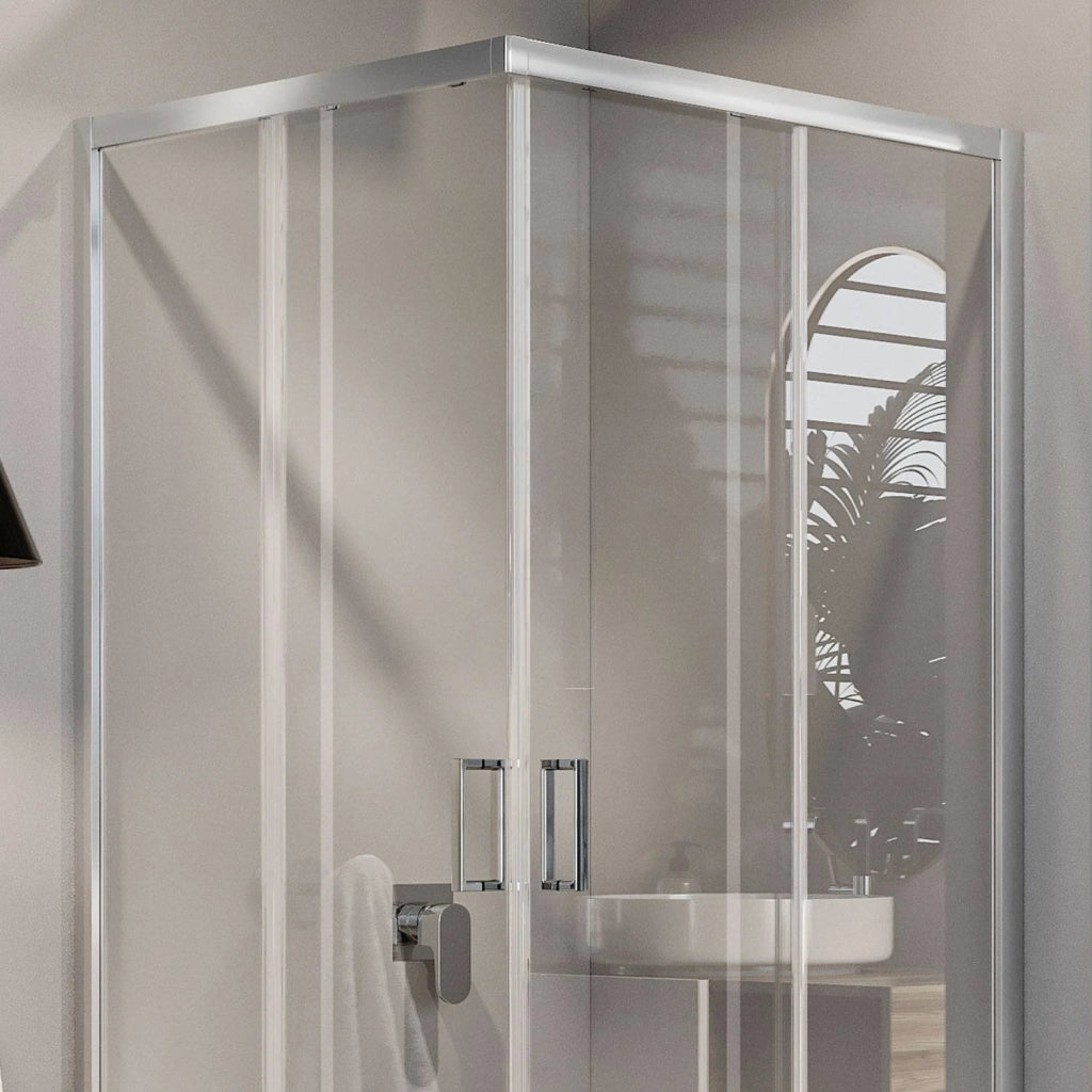 Box Doccia Rettangolare 80x120 H198 Trasparente 6mm mod. Ready