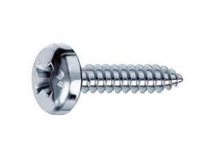 VITI AUTOFILETTANTI TESTA CILINDRICA ACCIAIO ZINCATO BIANCO- - ø mm.5,5x19 - 200 pezzi MUSTAD
