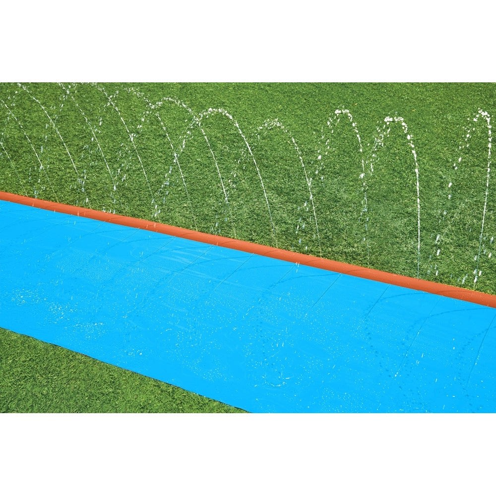 Trade Shop - Scivolo Acquatico Singolo Con Spruzzi Per 1 Persona 488 X 82 Cm Estate Giardino 52326 -