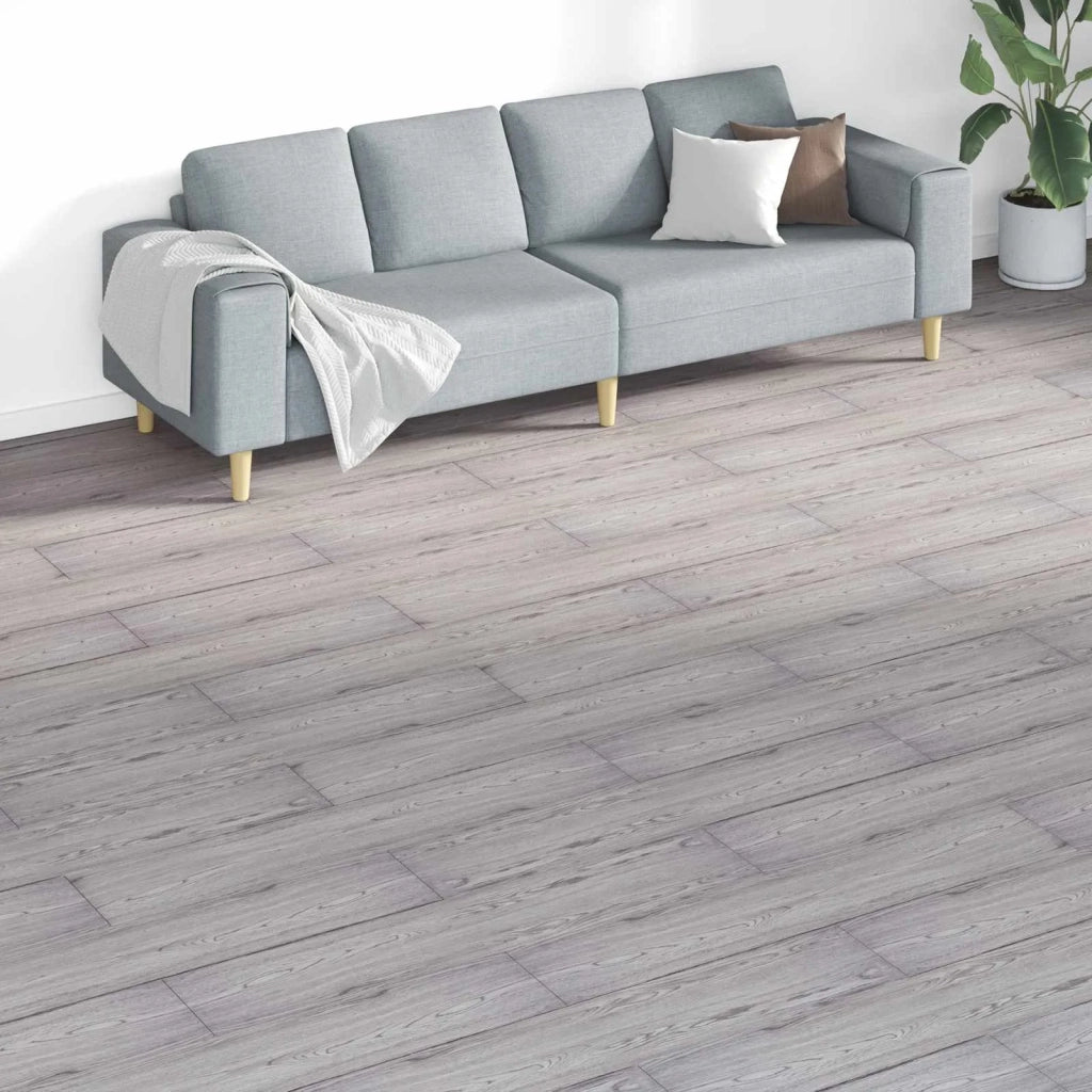 Tavole per Pavimenti 18 pcs Grigio scuro 5,26 m² PVC 42046252
