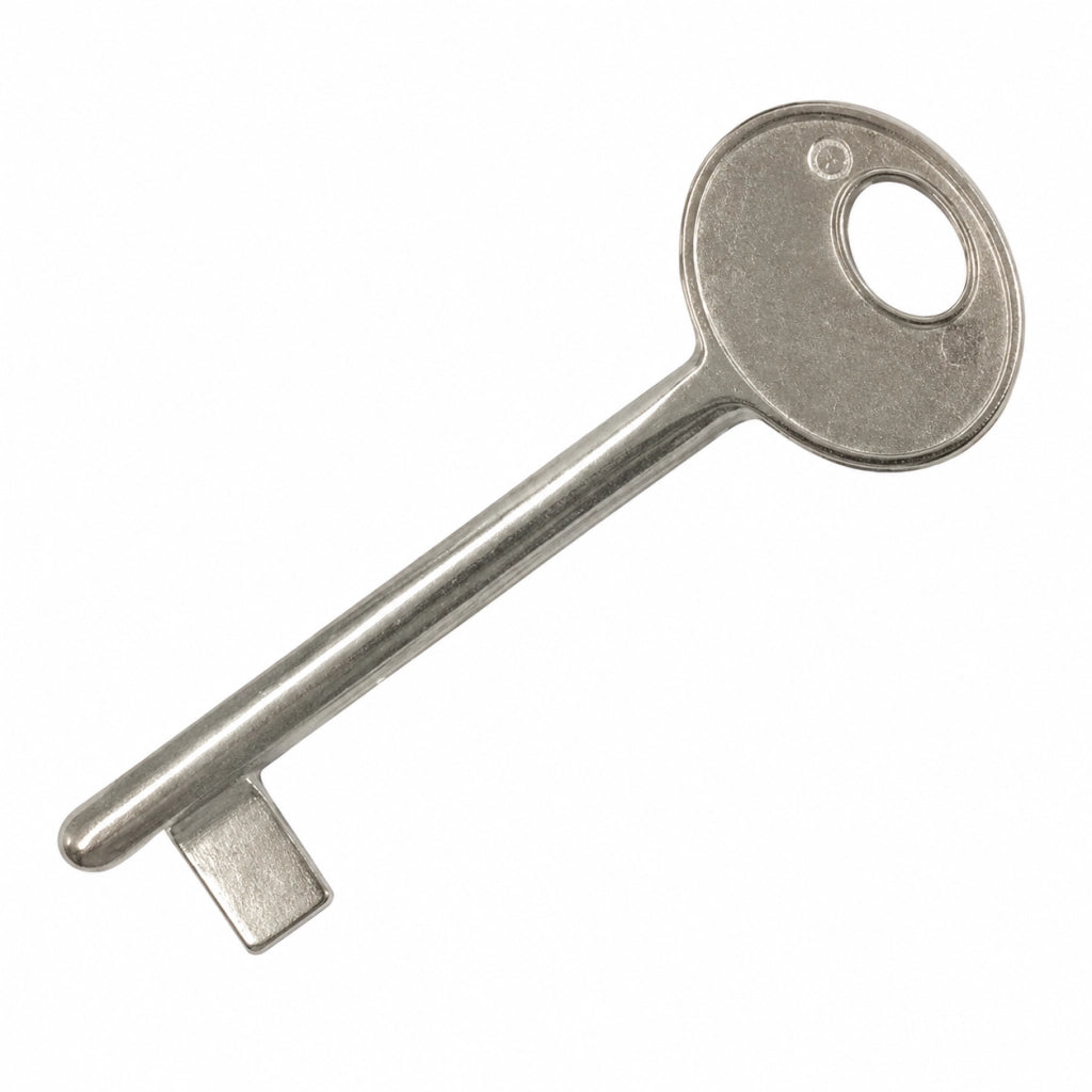 CHIAVE PER SERRATURE A BUSSOLA PATENT - n°1 nichelata (B00502.01.06)