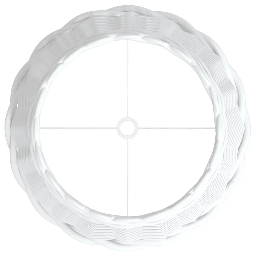 Paralume Bianco ?30x20 cm in Vimini CFW7840105