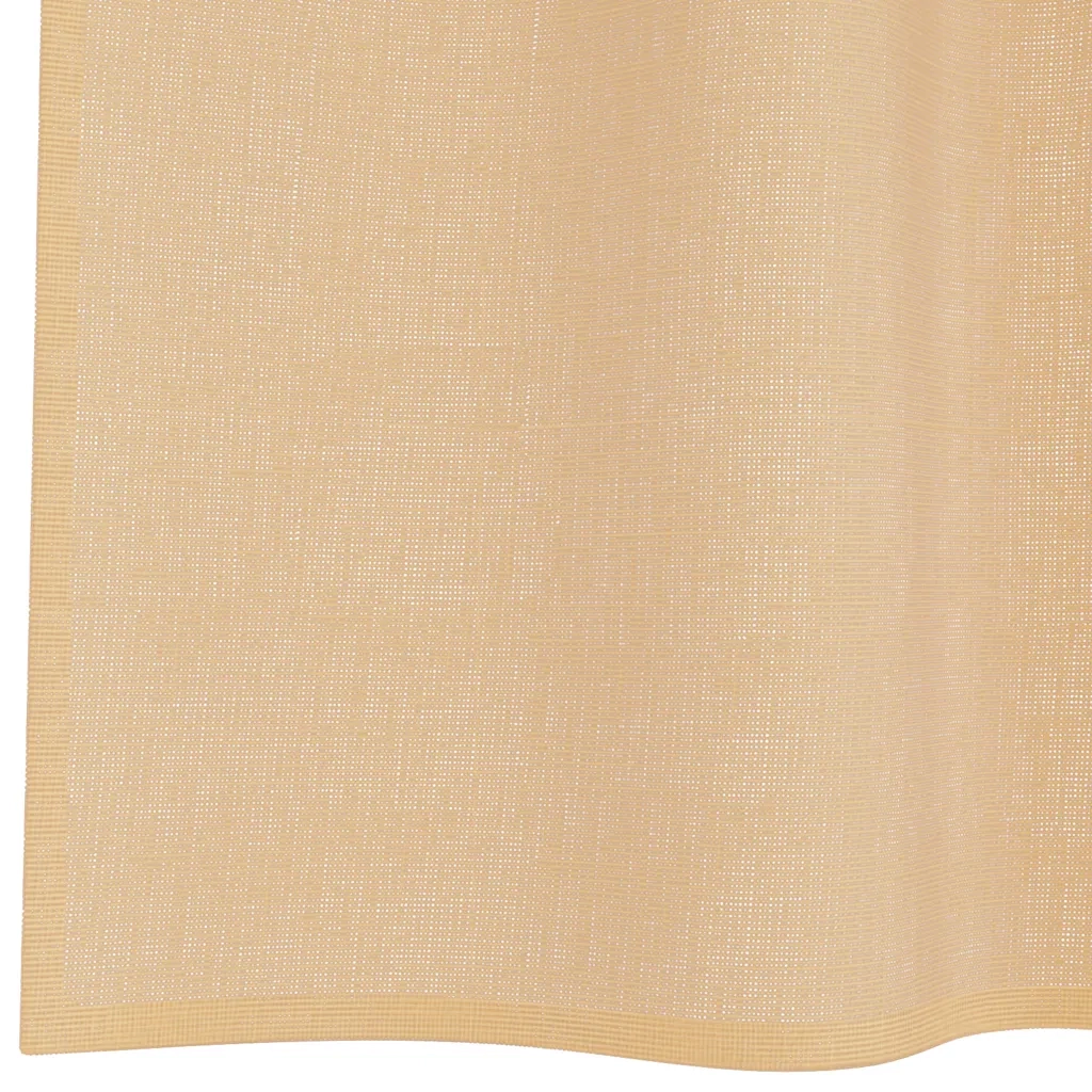 Tende in Voile con Occhielli 2 pz Sabbia 4102120